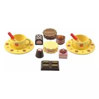 Набор продуктов с посудой Мир деревянных игрушек Чайный