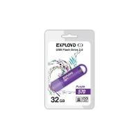 Флешка USB 2.0 Exployd 32 ГБ 570 ( EX-32GB-570-Purple )