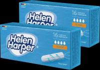 HELEN HARPER Тампоны безаппликаторные Super 16шт, 2 упаковки