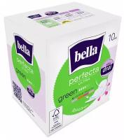 BELLA Прокладки женские гигиенические Perfecta Ultra green drai, 10 шт