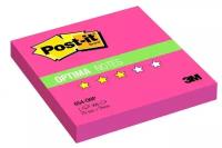 Стикеры Post-it 3M 654-ONP Optima Лето маковый неон 76х76мм 100л