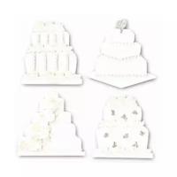 Стикеры 3D "Свадебные торты"