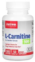 Jarrow Formulas L-Carnitine 500 (L-карнитин) 500 мг 50 растительных капсул (Jarrow Formulas)