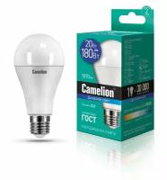 Эл. лампа светодиодная 20Вт LED20-A65/865/E27 (20W= 180Вт 1870Lm ) Camelion