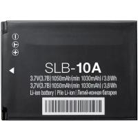 Аккумуляторная батарея 1050mAh SLB-10A/ SLB10A для фотоаппарата Samsung PL60/ PL85/ ES55/ SL820/ SL620/ SL202/ SL30