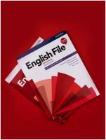 Книга English file Elementary 4 издание Комплект Student's book + Workbook для изучения анлийского языка