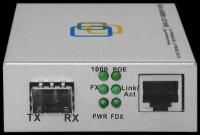 Медиаконвертер SNR SNR-CVT-1000SFP 10/100/1000-Base-T / 100/1000Base-FX с SFP-портом SNR