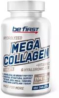 Be First Mega Collagen Peptides + hyaluronic acid + vitamin C (120таб)