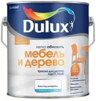 Краска для дерева водно-дисперсионная Dulux Мебель и дерево матовая база BC 2 л