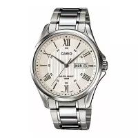 Наручные часы CASIO MTP-1384D-7A, бежевый, серебряный