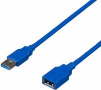 Удлинитель USB3.0, 3 m, ATCOM (USB 3.0, Am <=> Af), Синий