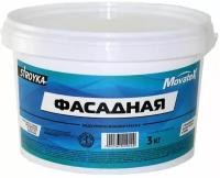 Movatex Краска водоэмульсионная Stroyka фасадная 3 кг Т31723