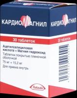 Кардиомагнил таб. п/о плен., 75 мг+15.2 мг, 30 шт