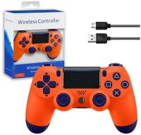 Беспроводной Bluetooth джойстик для PS4 контроллер подходит для Playstation 4 оранжевый