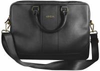 Сумка Guess Saffiano Bag для ноутбука до 15 дюймов, черная