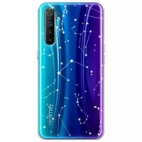 Силиконовый чехол Созвездия на Realme XT