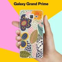 Силиконовый чехол на Samsung Galaxy Grand Prime Цветы / для Самсунг Галакси Гранд Прайм