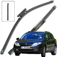 Дворники Renault Laguna (3) KT01 Рено Лагуна универсал 2007 2008 2009 2010 Щетки стеклоочистителя бескаркасные 650-400 2шт