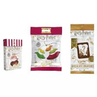 Набор сладостей Jelly Belly Конфеты Гарри Поттера Bertie Bott's 35 гр. + Мармелад Jelly Slugs 59 гр. + Шоколад Фантастические твари 15 гр. (3 шт.)