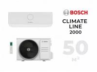 Настенная сплит-система Bosch Climate Line 2000 CLL2000 W 53/CLL2000 53, для помещений до 50 кв.м