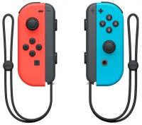 Комплект Nintendo Switch Joy-Con controllers Duo, красный/синий, 2 шт