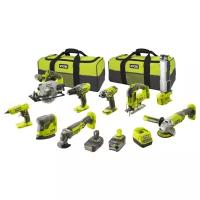 Набор аккумуляторного электроинструмента RYOBI R18CK9-252S