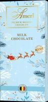 Шоколадная плитка Ameri молочный шоколад 32% в новогодней упаковке, 100г