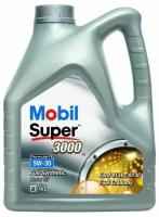 Синтетическое моторное масло MOBIL Super 3000 X1 Formula FE 5W-30, 4 л