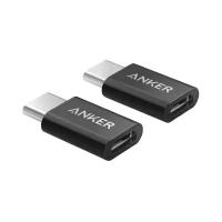 Переходник/адаптер ANKER Powerline microUSB - USB Type-C (B8174011), 0.07 м, черный