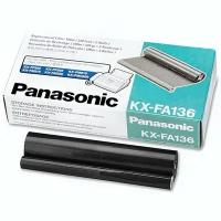 KX-FA136A/KX-FA136A7 Пленка для факса Panasonic F-1010/1110/FP105/FM131, комплект из 2 штук по 100 метров