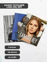 Набор тетрадей (3шт.) 48л. Лана Дель Рей / Lana Del Rey