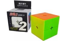 Кубик Рубика для спидкубинга QiYi MoFangGe 2x2x2 QiDi (S) Цветной пластик