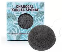 Trimay Charcoal Konjak Sponge (в коробочке)/Спонж конняку с древесным углем