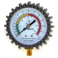 Манометр для пистолета накачки Топ Авто, резьба М10*1( в кор.)