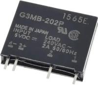 Реле твердотельное (SSR) G3MB-202P, 5 В (DC), 2 А, контакты NO, 1 шт