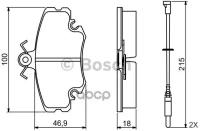 Комплект Тормозных Колодок, Шт Bosch арт. 0986495212