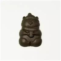 Подарочная шоколадная плитка Frade/Фраде - Зимние Панды (вес-40г) (темный)