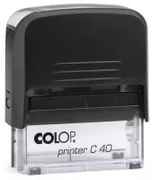 Оснастка для штампов NEW Printer C40 23x59мм пластик. корпус черный