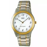Наручные часы CASIO Analog MTP-1128G-7B, белый, серебряный