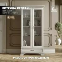 Витрина Kentaki REG2W1S (Белый) Black Red White