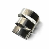 Набор кулинарных колец, кольцо для выпечки диаметром 16,18,20 см. высотой 8 см. нержавеющая сталь 1 мм. VTK Products