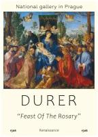 Постер / Плакат / Картина Альбрехт Дюрер - Праздник венков и роз 60х90 см в подарочном тубусе