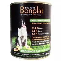 BONPLAT для собак рагу с мясом и овощами (800 гр)