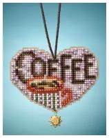 Love Coffee #MH163102 Mill Hill Набор для вышивания 7 x 5 см Счетный крест