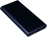 Внешний портативный аккумулятор Xiaomi Mi Power Bank 3, 10000 мАч, 22.5W, Fast Charge QC3.0, Быстрая (Черный / Black, PB100DZM)