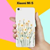 Силиконовый чехол на Xiaomi Mi 5 Ромашки / для Сяоми Ми 5