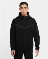 Флисовая толстовка Nike Tech Fleece Hoodie Black