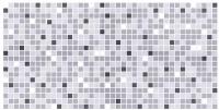 Панель ПВХ 0,3 мозаика Микс серый