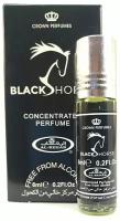 Crown Perfumes Духи масляные для мужчин Black Horse Чёрная лошадь древесный, цитрусовый, пряный (perfume), ролл 6 мл