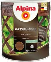 Защитная лазурь-гель для дерева Alpina, 2,5 л, палисандр